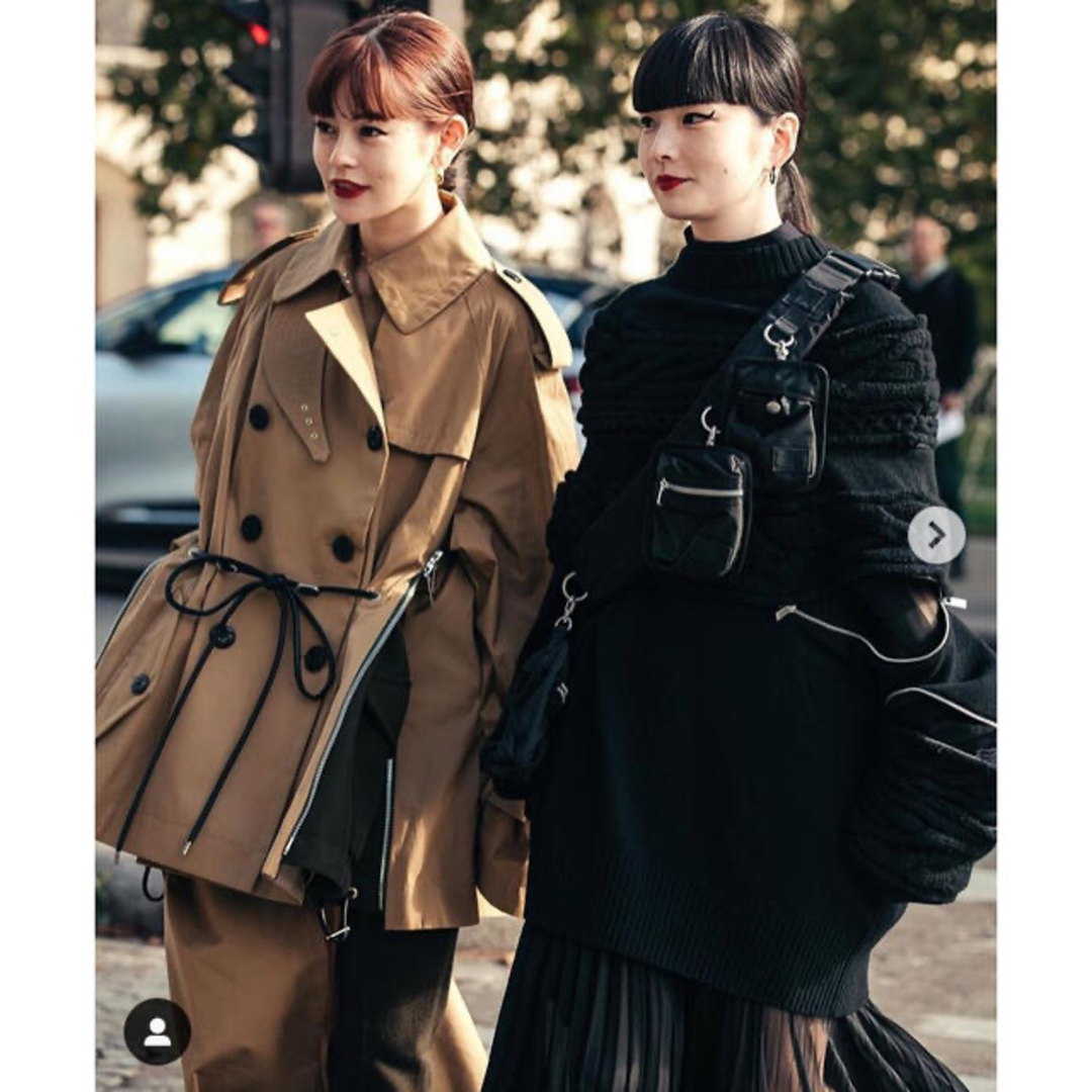sacai - sacai ミリタリー スカート ロング ベルト sacai - sacai ミリタリー スカート ロング ベルト