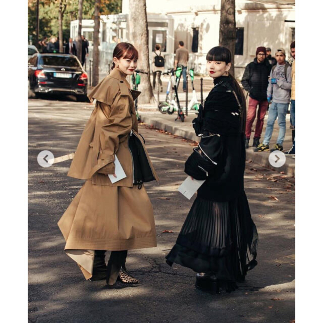 sacai - sacai ミリタリー スカート ロング ベルト sacai - sacai ミリタリー スカート ロング ベルト