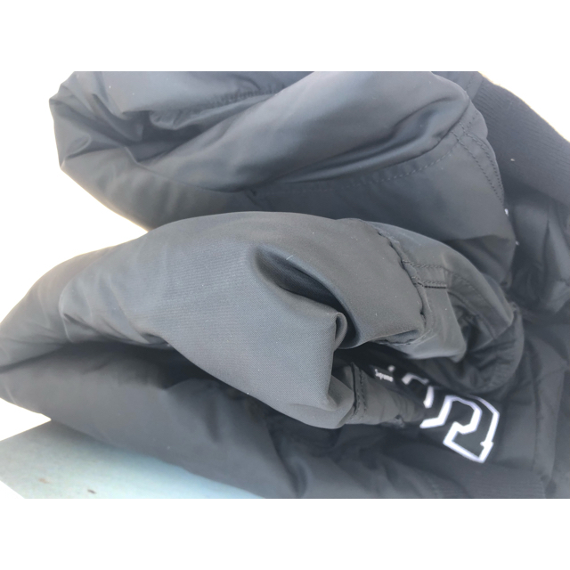 Supreme(シュプリーム)のsupreme hooded MA-1 Lサイズ　黒 メンズのジャケット/アウター(ミリタリージャケット)の商品写真