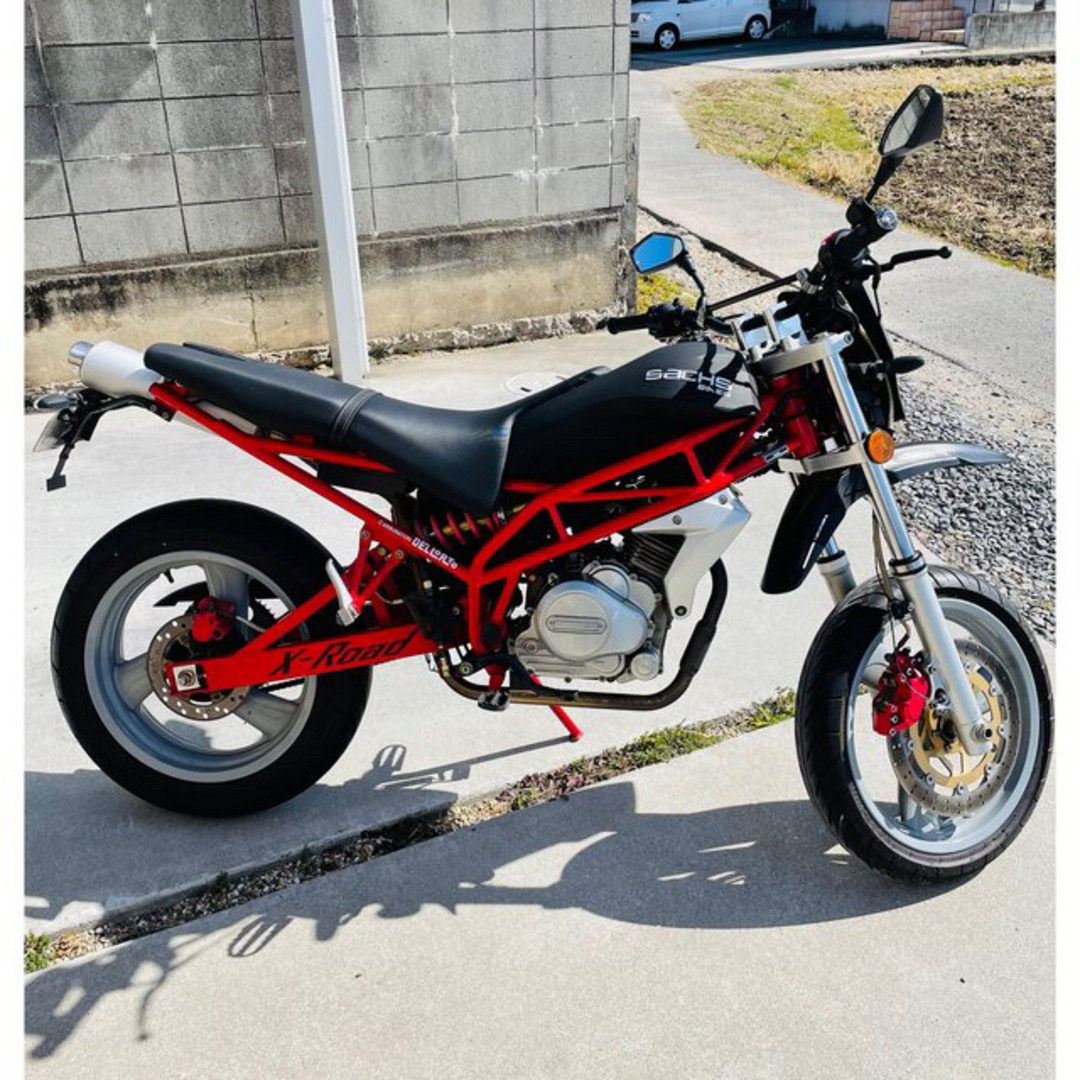 125cc バイク　ザックス　クロスロード　実働車　低走行　自賠責付き 自動車/バイクのバイク(車体)の商品写真