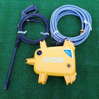 リョービ(RYOBI)の【美品】RYOBI 高圧洗浄機 AJP-1210 ロングホースおまけ付き(洗車・リペア用品)