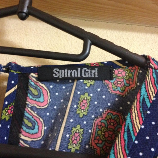 SPIRAL GIRL(スパイラルガール)のキュロットワンピース レディースのワンピース(ミニワンピース)の商品写真