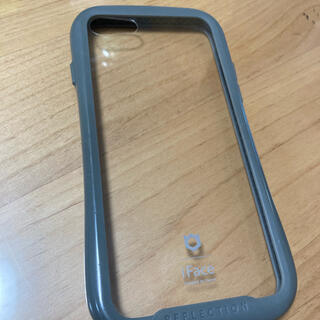 iFace クリアケース iPhone8/7/SE2専用 グレー(iPhoneケース)
