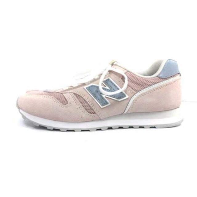 New Balance(ニューバランス)のニューバランス スニーカー シューズ ロゴ 23.5cm ピンク 水色 レディースの靴/シューズ(スニーカー)の商品写真