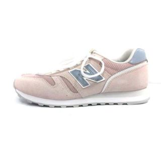 ニューバランス(New Balance)のニューバランス スニーカー シューズ ロゴ 23.5cm ピンク 水色(スニーカー)