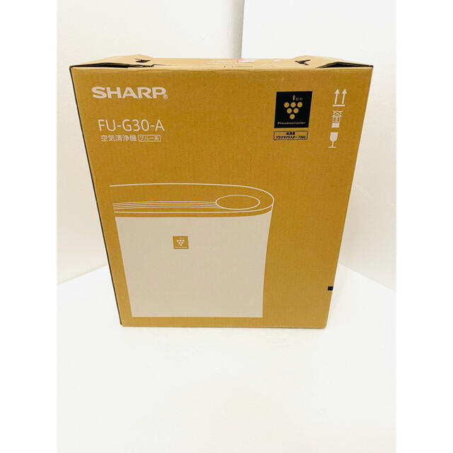 SHARP(シャープ)の【美品】SHARP シャープ　空気清浄機　FU-G30-A ブルー スマホ/家電/カメラの生活家電(空気清浄器)の商品写真