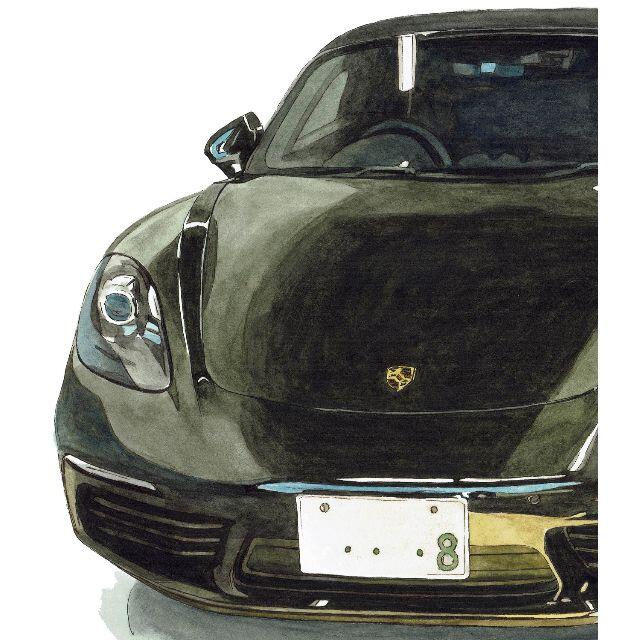 GC-2005ポルシェ911/718限定版画サイン額装作家平右ヱ門 7