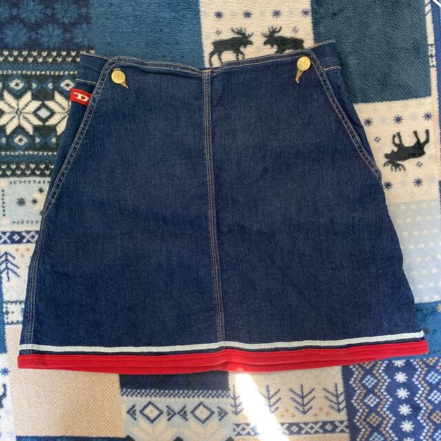 ディーゼル デニムミニスカート 27インチ レディースのスカート(ミニスカート)の商品写真