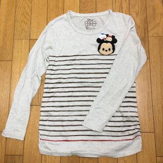 ディズニー(Disney)のTシャツ 灰色 ツムツム ディズニー(Tシャツ(長袖/七分))