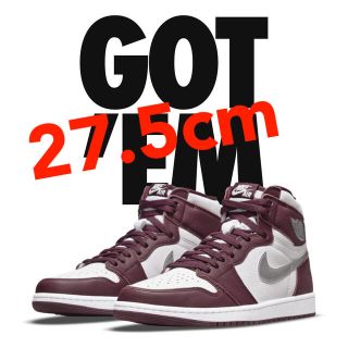 ナイキ(NIKE)のNike Air Jordan 1 OG "Bordeaux" 27.5cm(スニーカー)