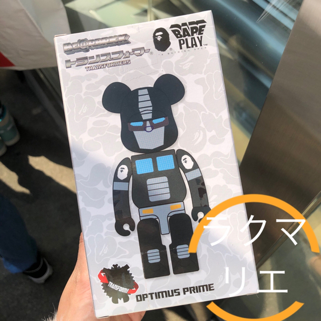 A BATHING APE(アベイシングエイプ)のBAPE BE@RBRICK × トランスフォーマー TRANSFORMERS ハンドメイドのおもちゃ(フィギュア)の商品写真