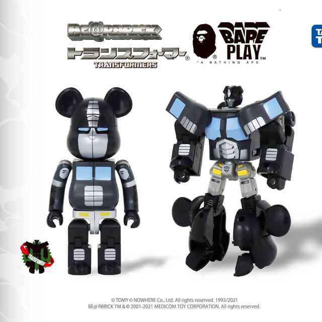 MEDICOM TOY(メディコムトイ)のBAPE BE@RBRICK TRANSFORMER 200% ベアブリック エンタメ/ホビーのフィギュア(その他)の商品写真