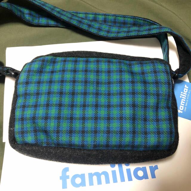 新品*ファミリア カメラ ポシェット ポーチ ショルダー