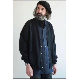 コモリ(COMOLI)のYASHIKI Tsukiyo Cardigan black size3(カーディガン)