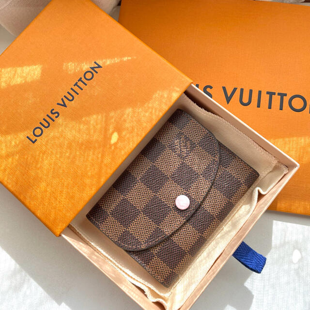LOUIS VUITTON(ルイヴィトン)のLOUIS VUITTON カードケース 名刺入れ 小銭入れ 財布 レディースのファッション小物(財布)の商品写真