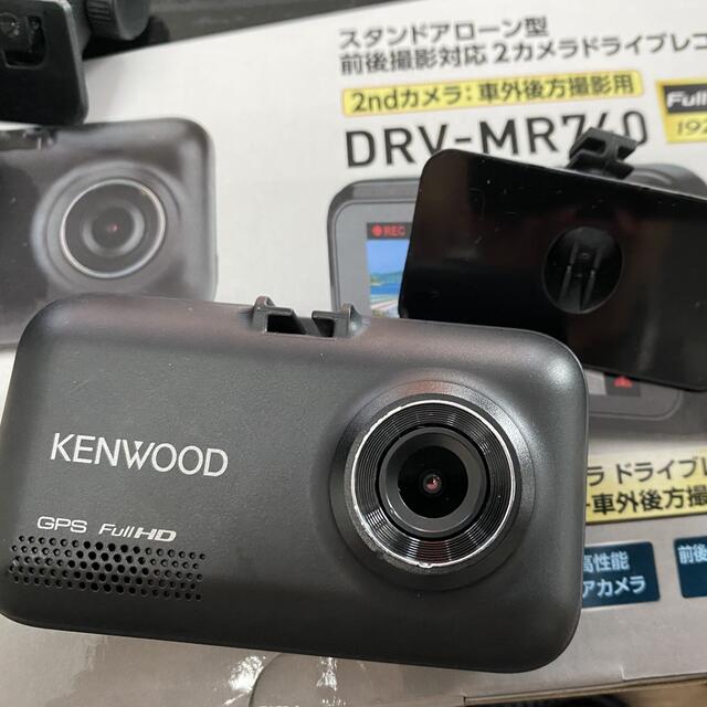 KENWOOD - 前後2カメラドライブレコーダー KENWOOD DRV-MR740の通販 by
