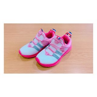 パーソンズ(PERSON'S)のPERSON'S キッズスニーカー Pink×White ピンク×白 18cm(スニーカー)