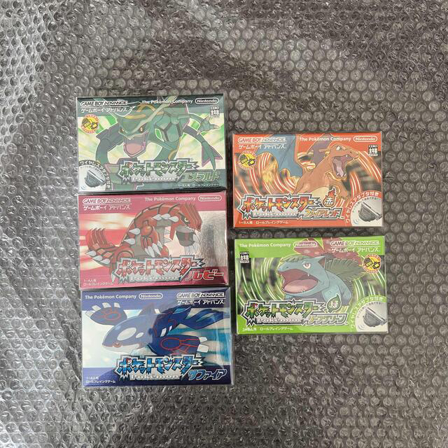 ポケモン ゲームボーイ アドバンス 5本セット 美品のみ 熱販売 www