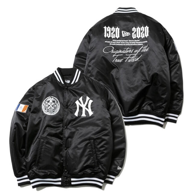NEW ERA - NEW ERA ヴァーシティジャケット スタジャン ブラックの通販