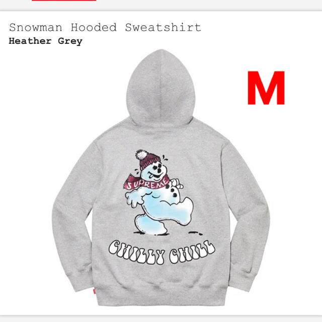 円高還元 Supreme Snowman Hooded Sweatshirt スノーマン