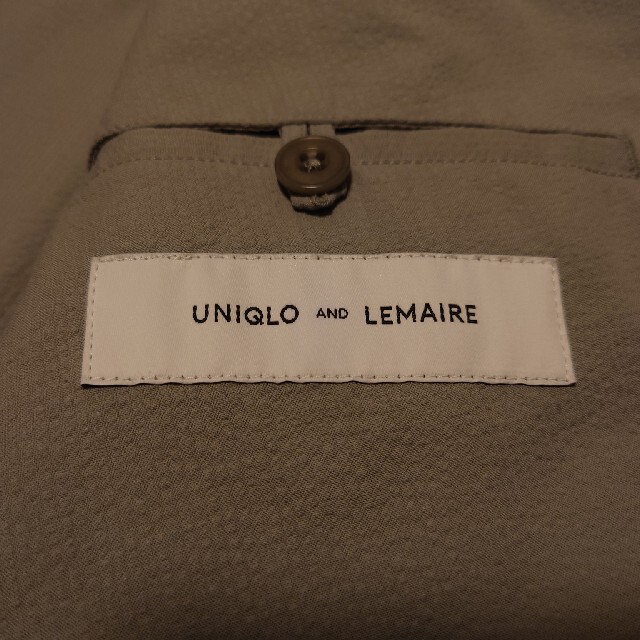 UNIQLO(ユニクロ)の【美品】UNIQLO AND LEMAIREのシアサッカージャケット メンズのジャケット/アウター(テーラードジャケット)の商品写真