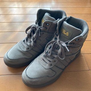 フィラ(FILA)の【中古美品】FILA  フィラ　インヒール　スニーカー 25.0cm(スニーカー)