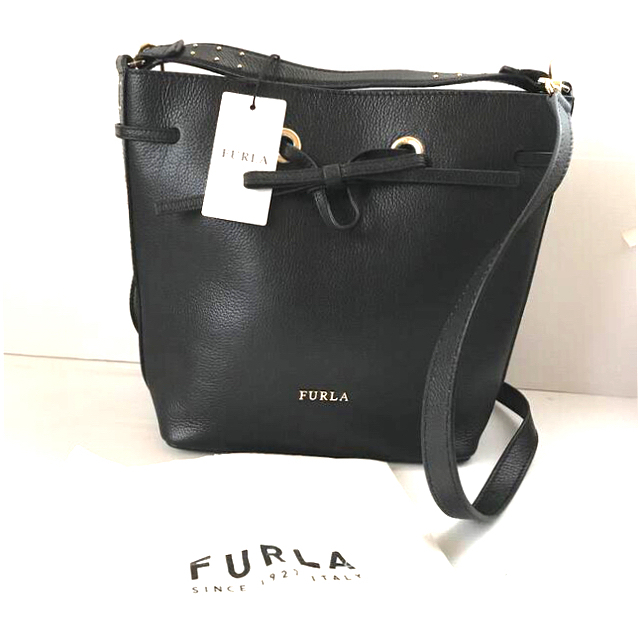 未使用FURLA フルラ  2way ショルダーバッグ 黒バッグ