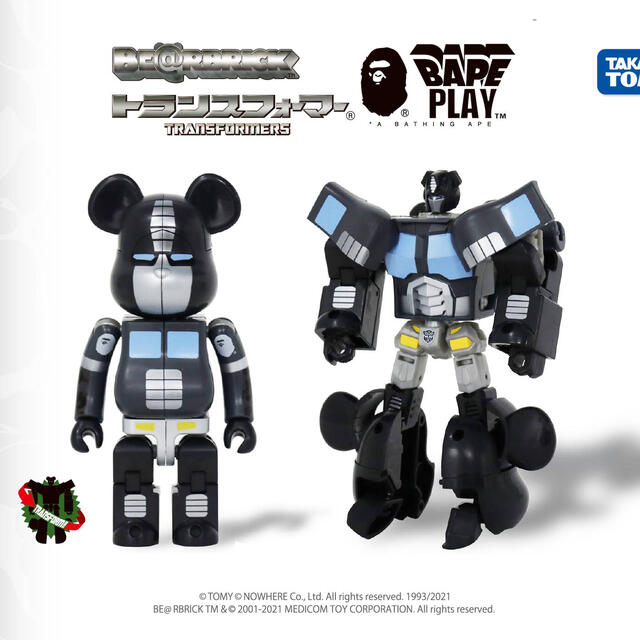 BE@RBRICK × TRANSFORMERS × BAPE® ベアブリック