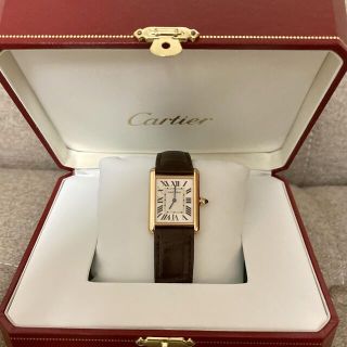 カルティエ(Cartier)のカルティエ　ルイカルティエ　タンク 時計 手巻き(腕時計)