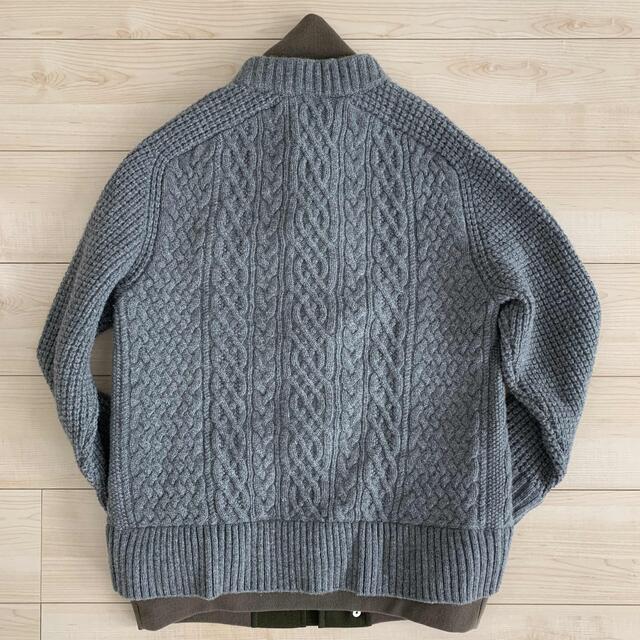 sacai MA-1 ドッキングニット カーディガン サイズ2 | www.jarussi.com.br