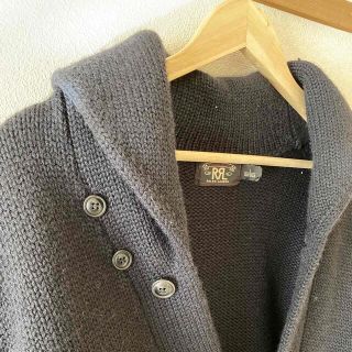 ダブルアールエル(RRL)のRRL ショールカラーカーディガン　SIZE L(カーディガン)