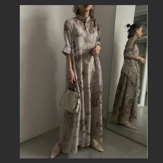 アメリヴィンテージ(Ameri VINTAGE)のameri シアードレス M(ロングワンピース/マキシワンピース)