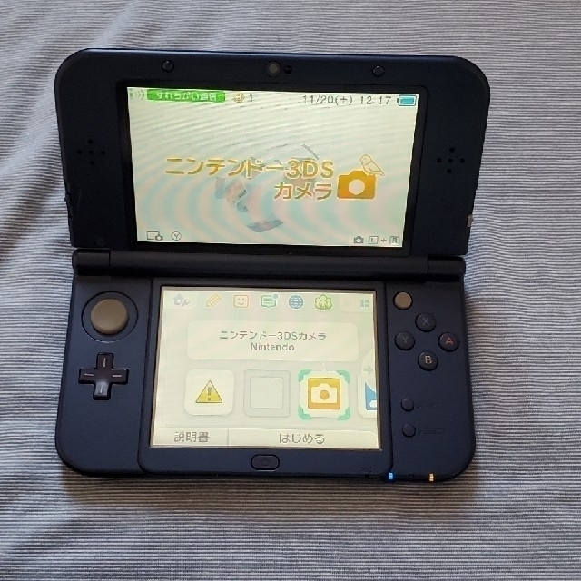 Nintendo 3DS NEW ニンテンドー 本体 LL メタリックブルー エンタメ/ホビーのゲームソフト/ゲーム機本体(携帯用ゲームソフト)の商品写真