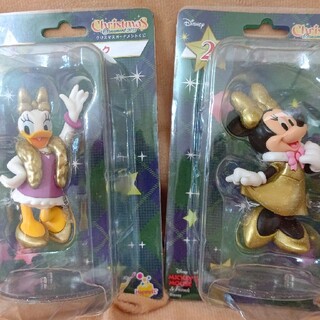 ディズニー(Disney)のディズニー クリスマス オーナメント くじ ミニーマウス&デイジー(キャラクターグッズ)