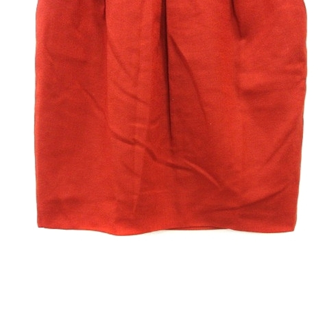 UNTITLED(アンタイトル)のアンタイトル UNTITLED タイトスカート ミニ ウール 0 赤 朱色 レディースのスカート(ミニスカート)の商品写真