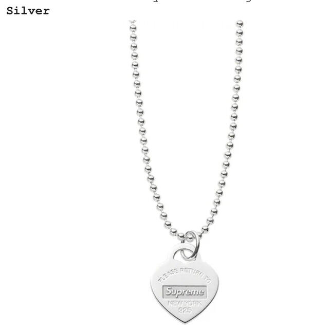 Tiffany & Co.(ティファニー)のSupreme Tiffany Heart Tag Pendant メンズのアクセサリー(ネックレス)の商品写真