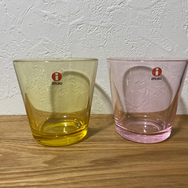 iittala(イッタラ)のイッタラ　カルティオ　ピンク　レモン インテリア/住まい/日用品のキッチン/食器(グラス/カップ)の商品写真