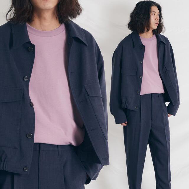 【美品】WYM LIDNM PE W-POCKET WIDE BLOUSON