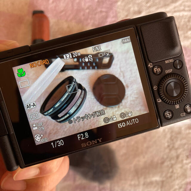 【お取り寄せ】 SONY - L型プレート バッテリー2つND52mm ZV-1 Sonyソニーvlogcam コンパクトデジタルカメラ