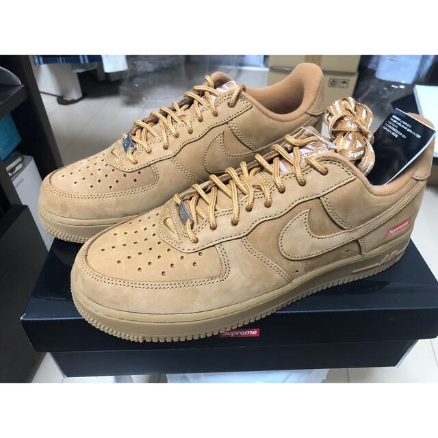 Supreme NIKE AIR FORCE 1 LOW FLAX WHEAT