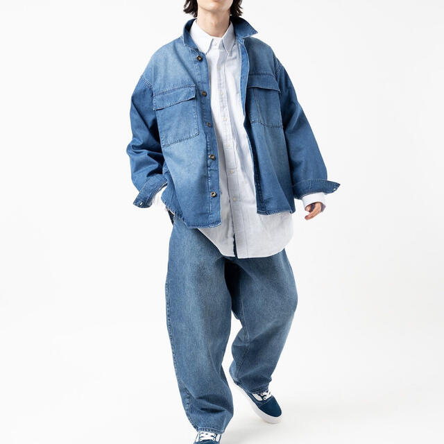 FREAK'S STORE(フリークスストア)の完売 FREAK'S STORE デニム ジャケット ブルゾン rhc ZARA メンズのジャケット/アウター(Gジャン/デニムジャケット)の商品写真