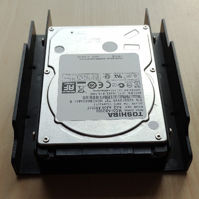 2.5HDD 1TB×2 TOSHIBA