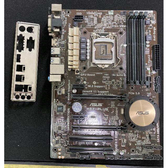 【：動作品】ASUS マザーボード ｈ９７-PLUS