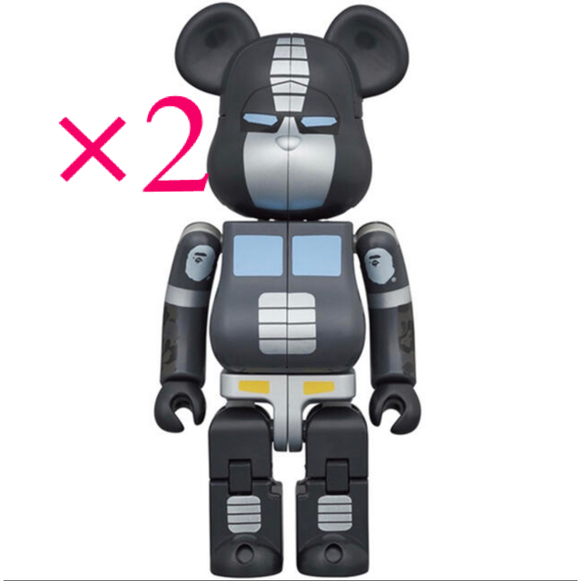 BE@RBRICK × TRANSFORMERS BAPE (R)