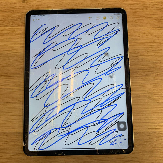 iPad(アイパッド)の【ジャンク】iPad Pro11(2世代)画面アセンブリ スマホ/家電/カメラのPC/タブレット(その他)の商品写真