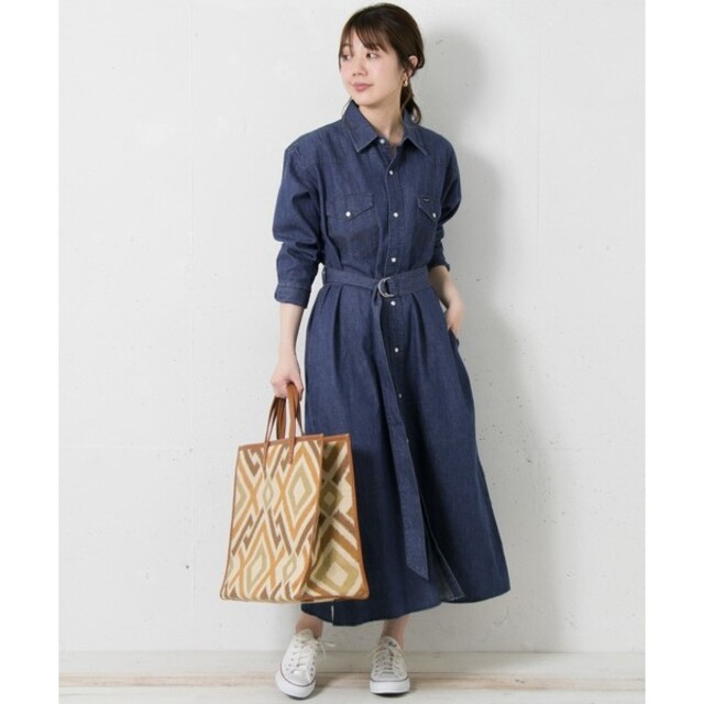 Sonny Label(サニーレーベル)の★新品タグ付★Sonny Label/Wrangler別注　デニムワンピース レディースのワンピース(ロングワンピース/マキシワンピース)の商品写真