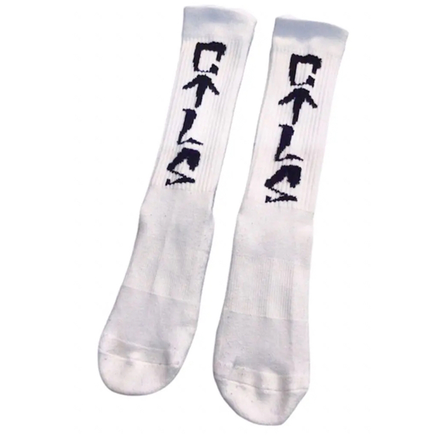 cvtvlist CTLS LONG SOCKS ロングソックス 靴下カラーWhite