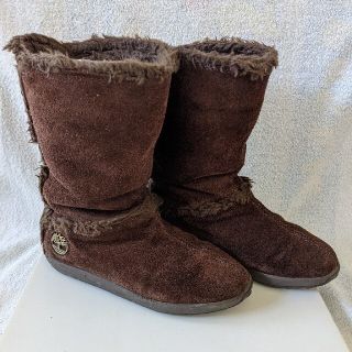 ティンバーランド(Timberland)のTimberland　ティンバーランドムートンブーツ　22cm　ブラウン　焦茶色(ブーツ)