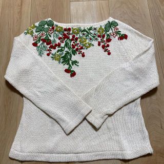 シビラ(Sybilla)のシビラ　刺繍ニット(ニット/セーター)