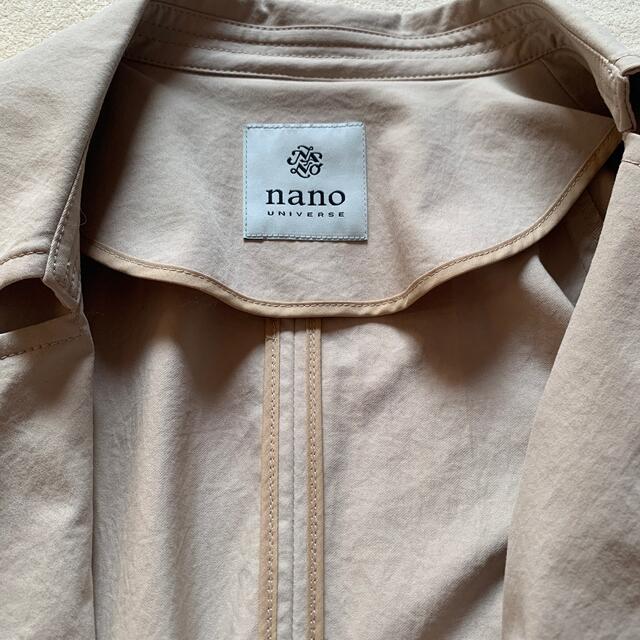 nano・universe(ナノユニバース)の美品　ナノユニバース　トレンチコート レディースのジャケット/アウター(トレンチコート)の商品写真